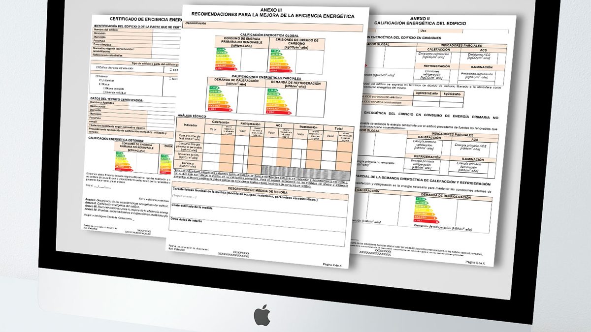 Informe para la redacción de un certificado energético.